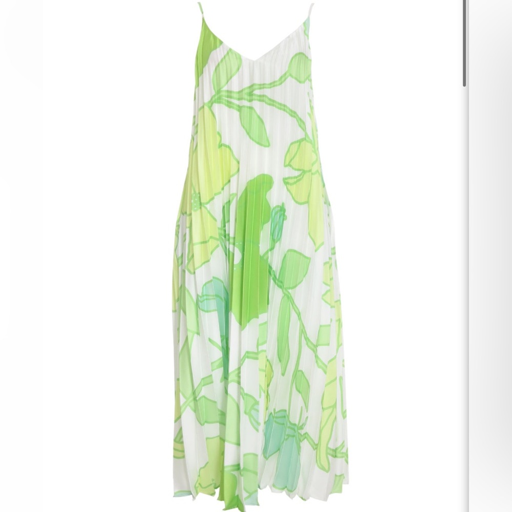 CHRISTIAN WIJNANTS FLOWER PLEATED DRESS